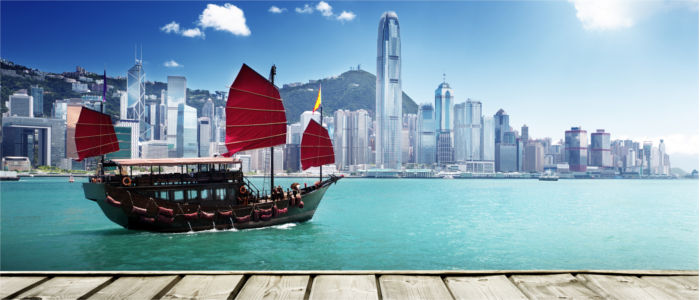Seaport towns in Asia Hong Kong